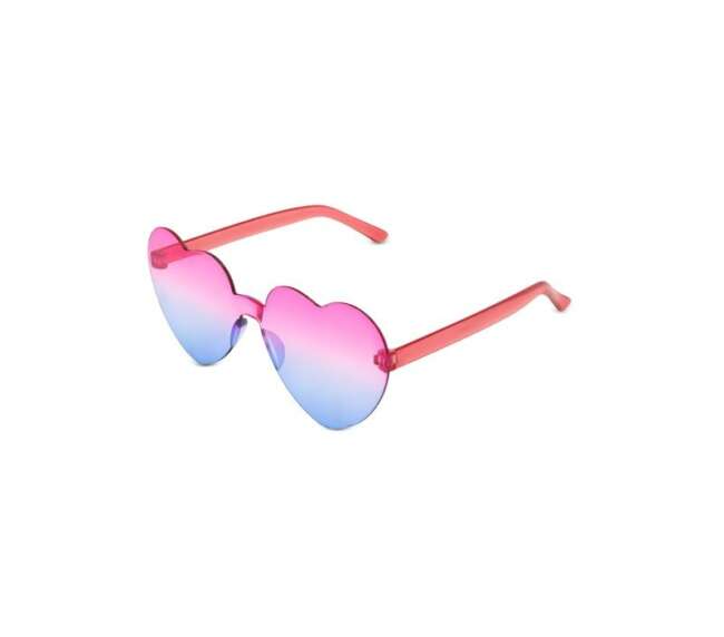 Party Heart-Shaped Glasses Pink