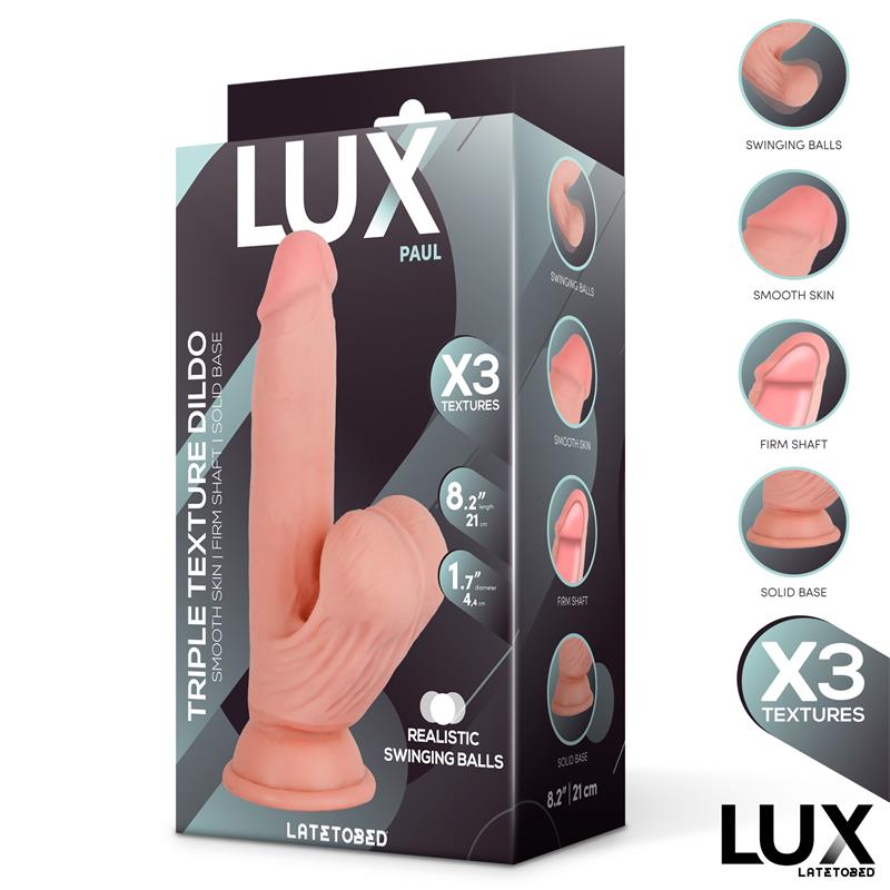 Paul Triple Density Dildo with Swinging Balls 8.2 – Image 6