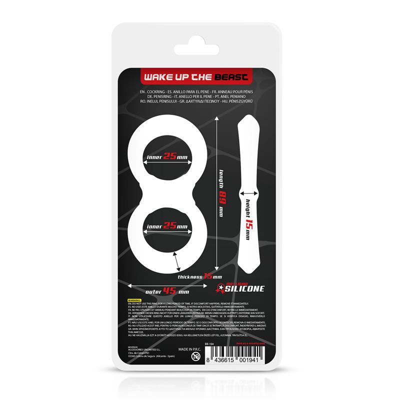 Penis and Testicles Ring Liquid Silicone 25 mm – Image 4