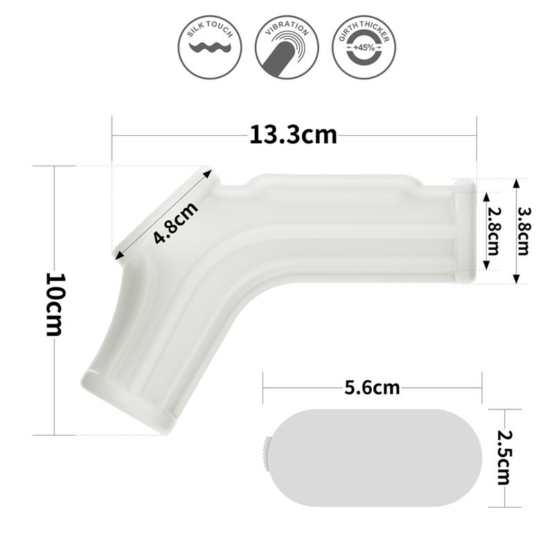 Penis and Testicles Sleeve with Vibration Ridge Knights – Image 6