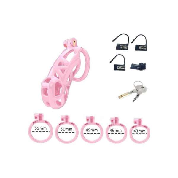 Penis Cage PC01 Pink – Image 3