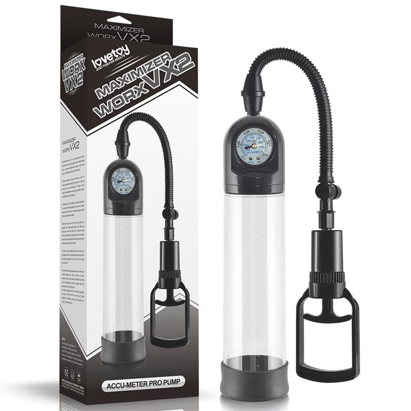 Penis Pump with Pressure Gauge Maximizer Worx VX2 – Image 4