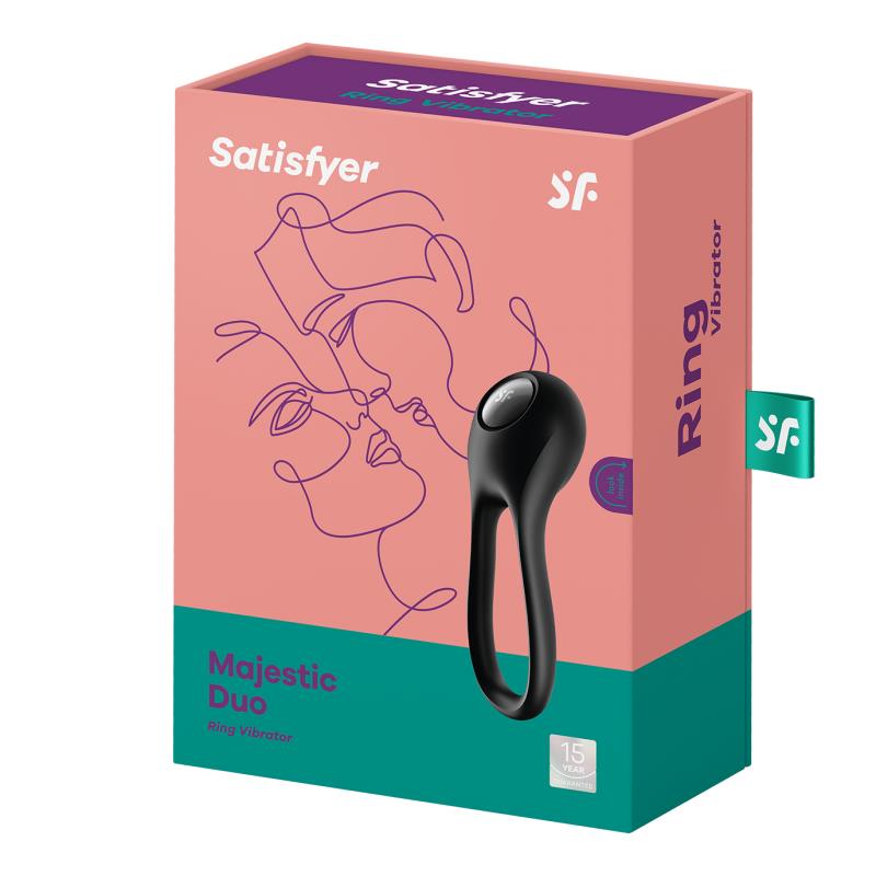 Penis Ring Majestic Duo USB Black – Image 5