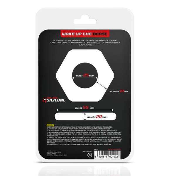 Penis Ring Nut Liquid Silicone 25 mm – Image 3