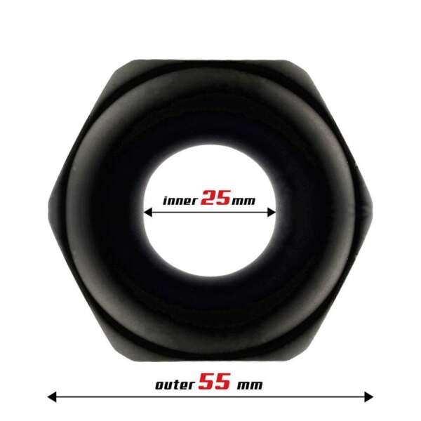 Penis Ring Nut Liquid Silicone 25 mm – Image 5