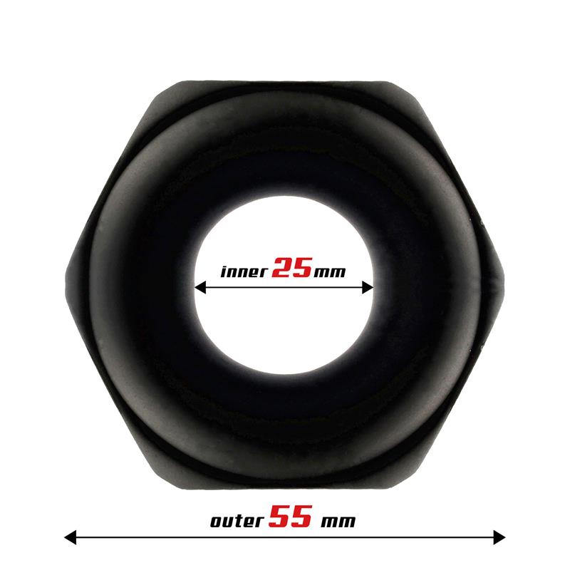 Penis Ring Nut Liquid Silicone 25 mm – Image 5