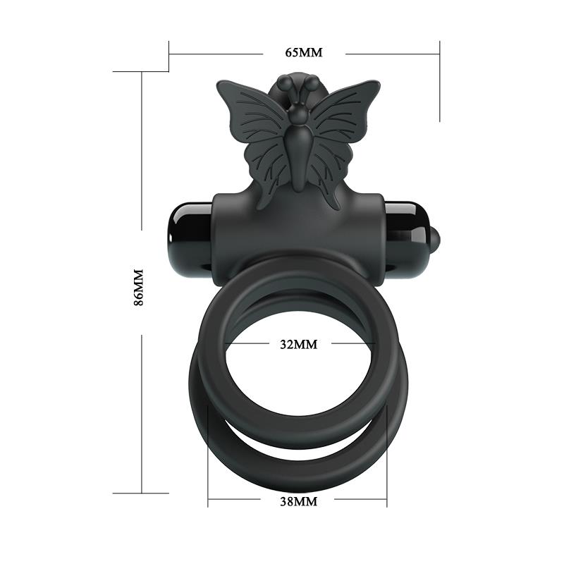 Penis Ring Passionate Ring IX with Vibration – Image 3