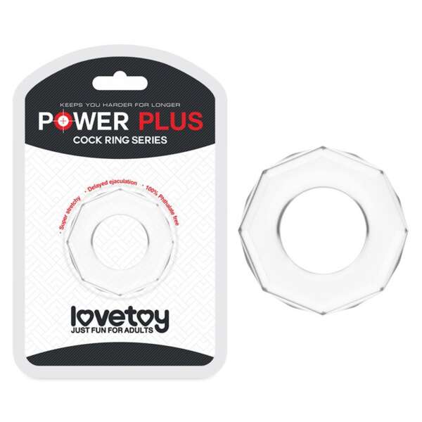 Penis Ring Power Plus Clear – Image 5