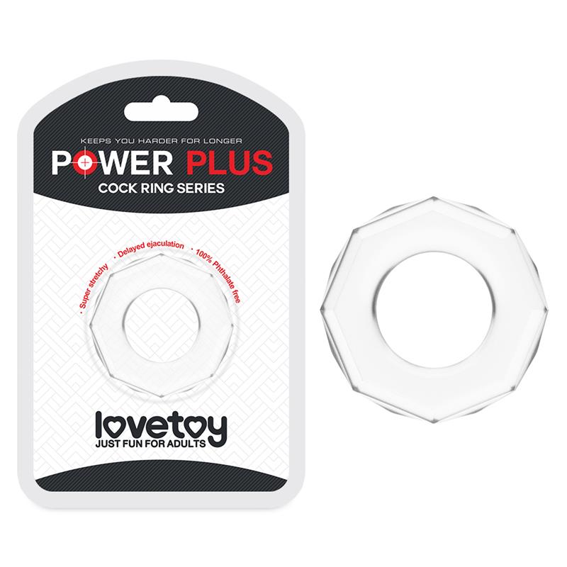 Penis Ring Power Plus Clear – Image 5