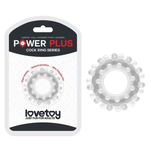 Penis Ring Power Plus Clear – Image 6