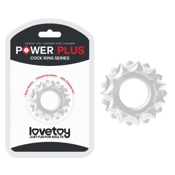 Penis Ring Power Plus Clear – Image 3