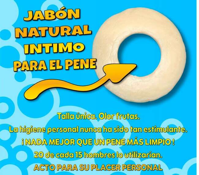 Penis Ring Shaped Soap Yellow