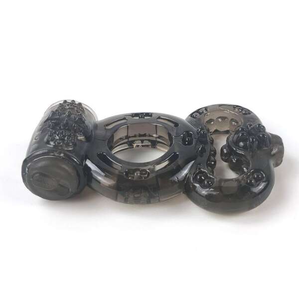 Penis Ring with Vibration Black – Image 3