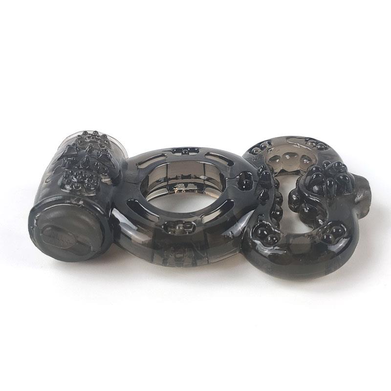 Penis Ring with Vibration Black – Image 3