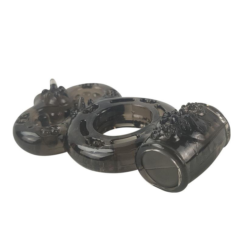 Penis Ring with Vibration Black – Image 4