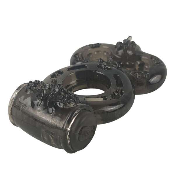 Penis Ring with Vibration Black – Image 5