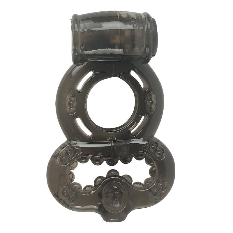 Penis Ring with Vibration Black – Image 6