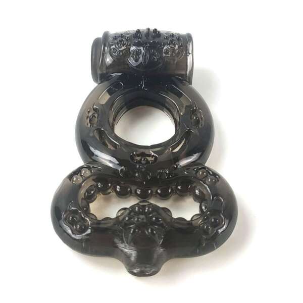 Penis Ring with Vibration Black – Image 8