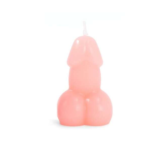 Penis-shaped candle Pink