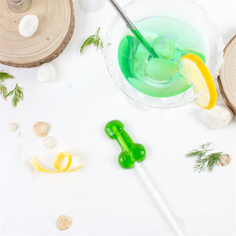 Penis Shaped Lollipop Caipirinha Flavor with Alcohol – Image 3
