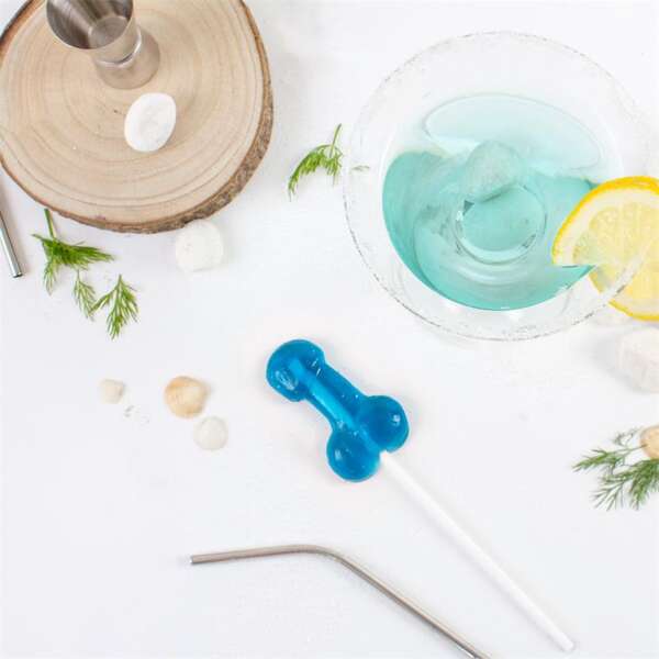 Penis Shaped Lollipop Gin Tonic Flavor with Alcohol – Image 4