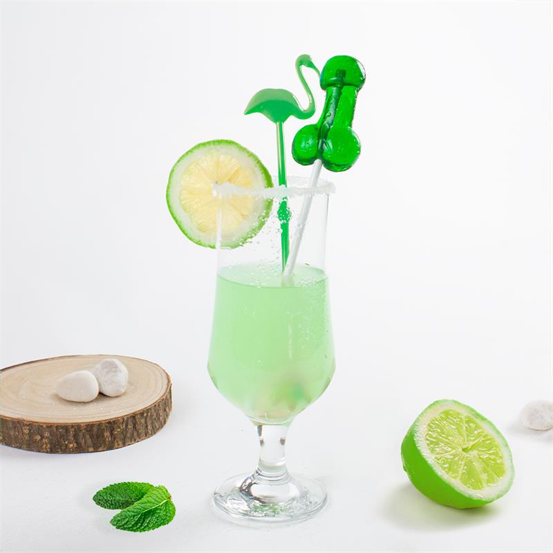 Penis Shaped Lollipop Mojito Flavor with Alcohol – Image 3