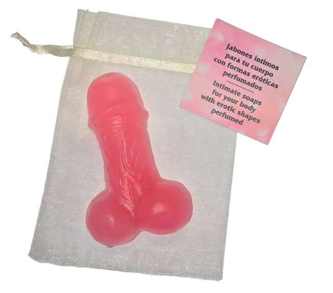 Penis Shaped Soap Pink 25gr