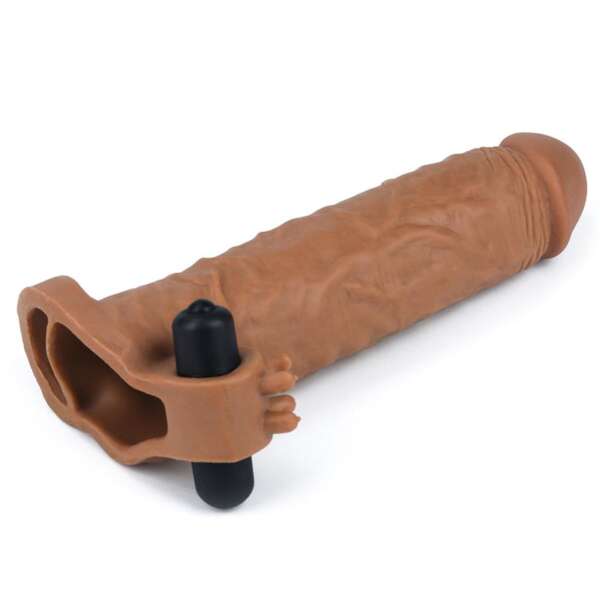 Penis Sleeve Pleasure X-Tender Brown Add 2 – Image 4