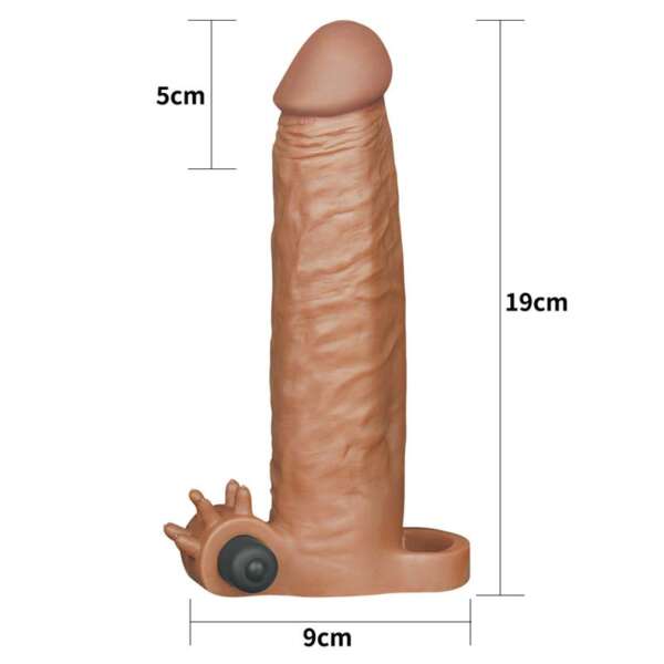 Penis Sleeve Pleasure X-Tender Brown Add 2 – Image 6