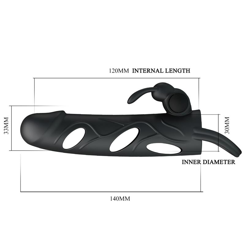 Penis Sleeve with Vibration 5.5 – Image 4