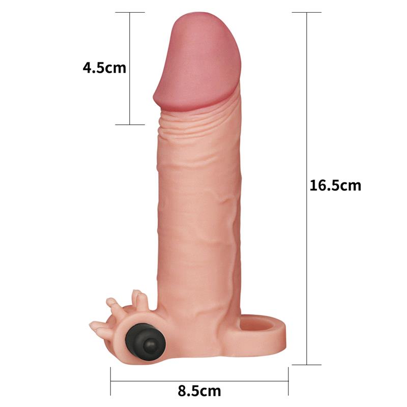 Penis Sleeve with Vibration Add 2 Plesure X Tender Flesh – Image 7