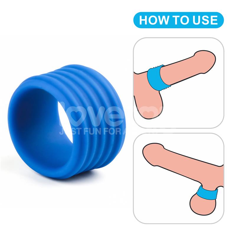 Pinnacle Pro deep Rib Grip Penis Ring – Image 5