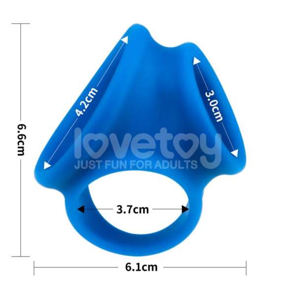Pinnacle Pro Trio Grip Enhancer Penis Ring – Image 3