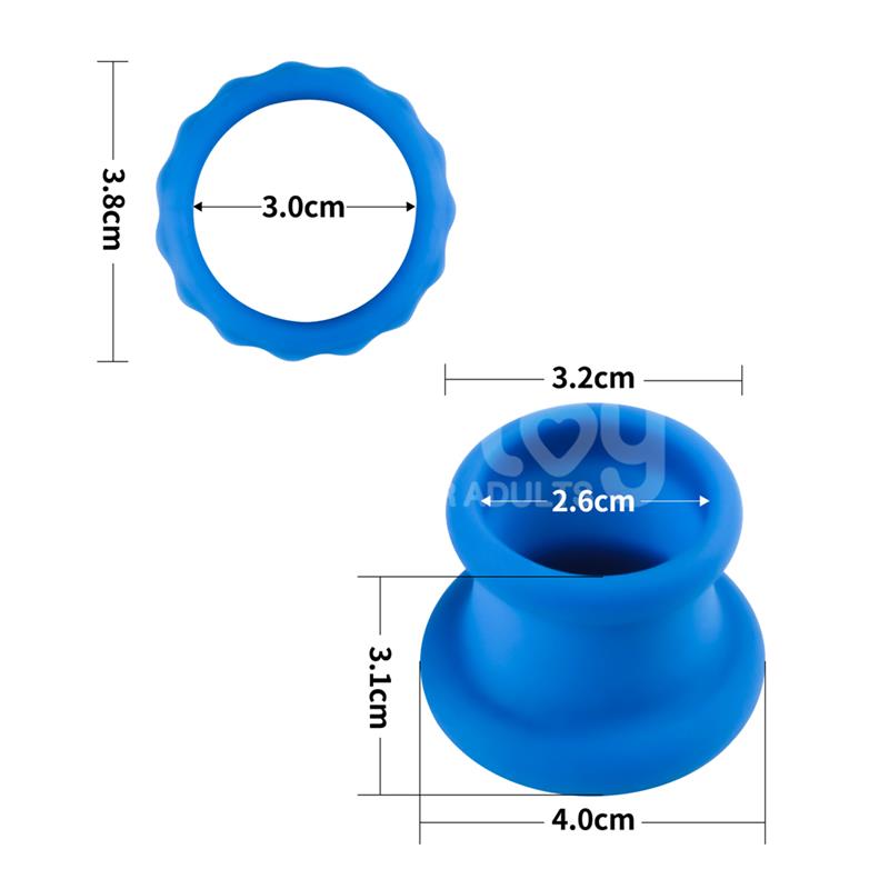 Pinnacle Pro Twin Flex Stretcher Double Penis Ring – Image 5