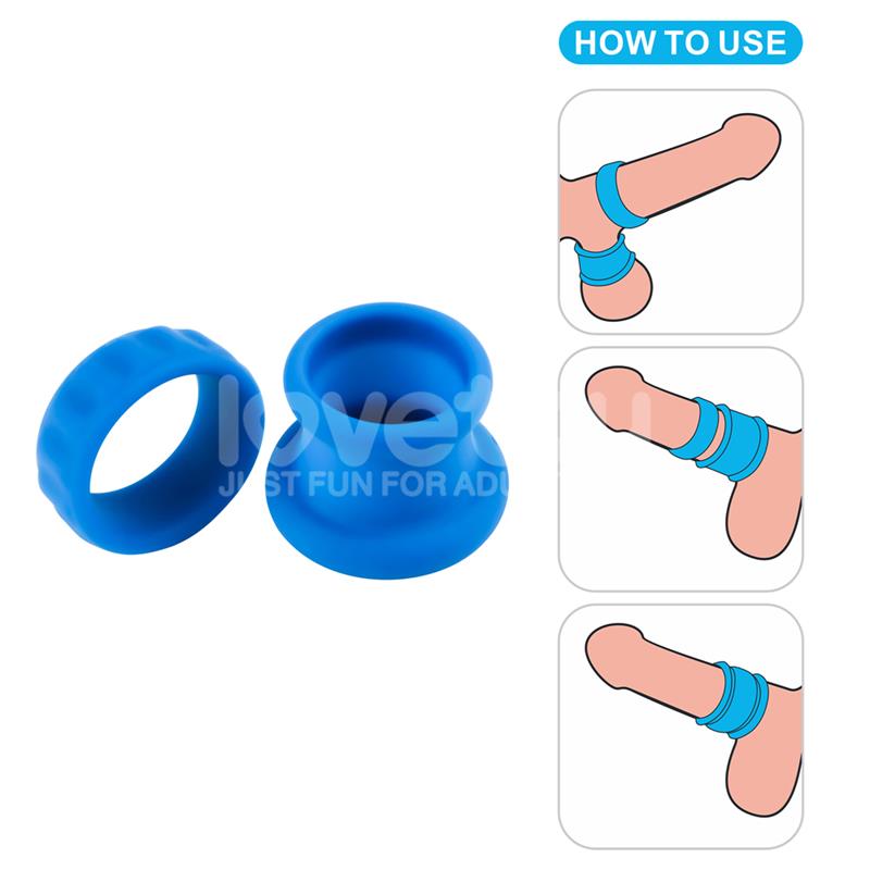 Pinnacle Pro Twin Flex Stretcher Double Penis Ring – Image 7