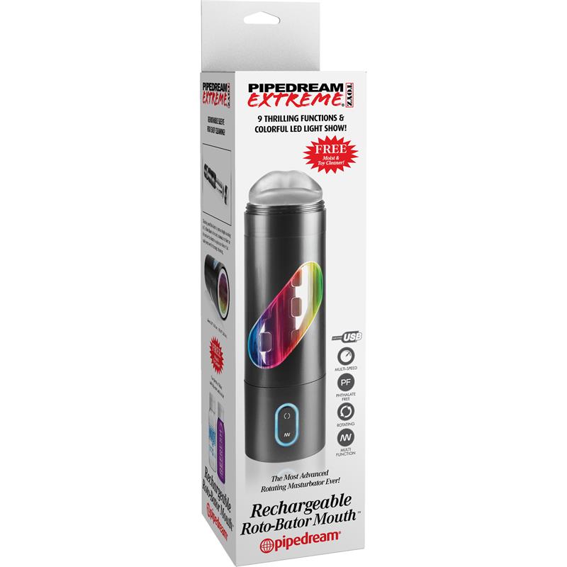 Pipedream Extreme Toyz Rechargeable Roto-Bator Mouth – Image 3