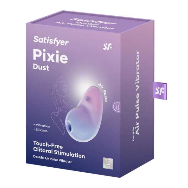 Pixie Dust Clitoris Sucker with Vibration Violet/Pink – Image 7