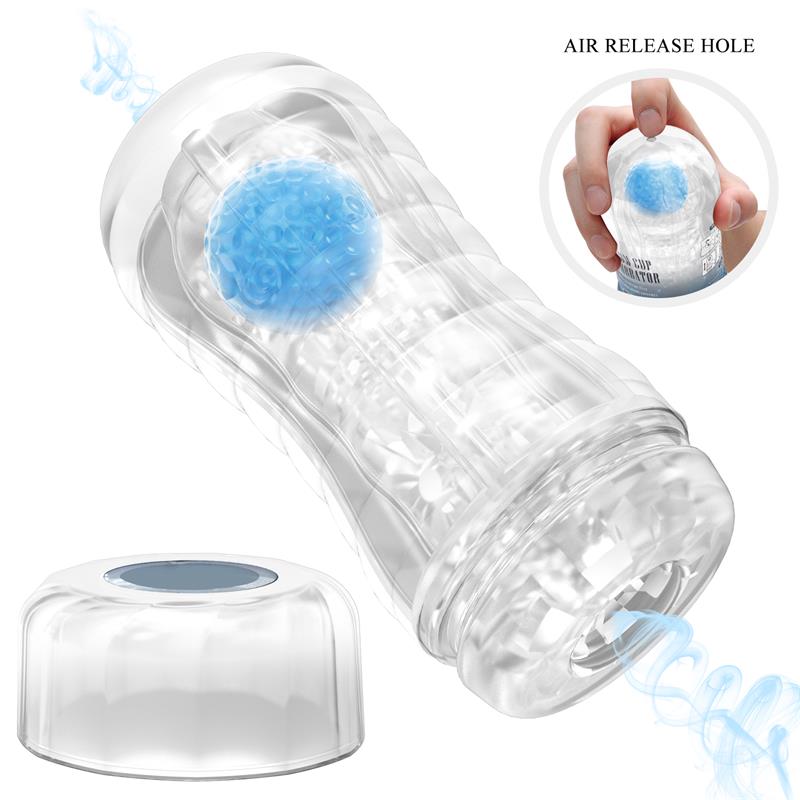 Planet Ball-Rolling Masturbator Cup Blue – Image 8