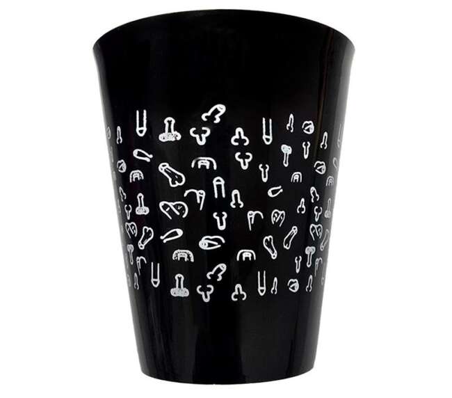 Plastic Cup with White Penis 500ml