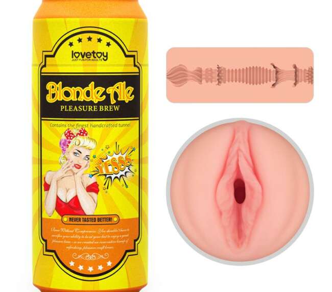 Pleasure Brew Masturbator Vagina Blond Ale