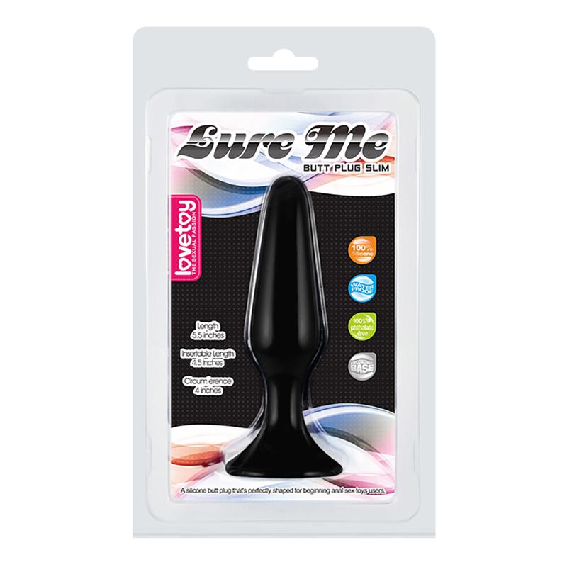 Butt Plug Lure Me Size L Black – Image 7