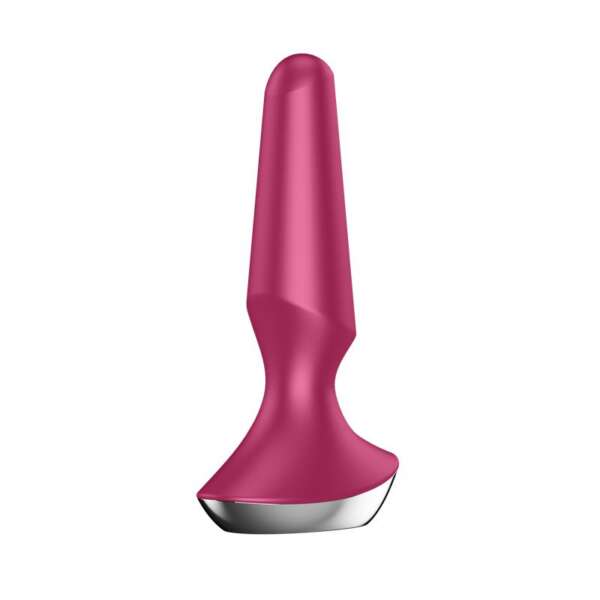 Plug-ilicious 2 Vibrating Butt Plug with Satisfyer Connect App Berry – Image 5