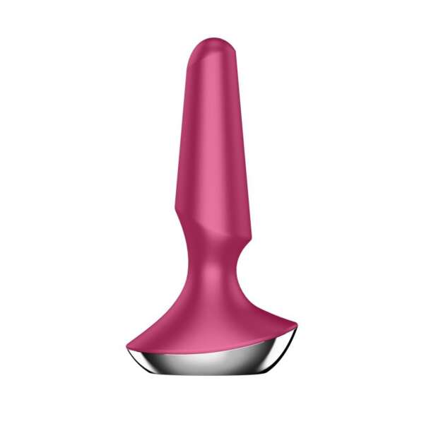 Plug-ilicious 2 Vibrating Butt Plug with Satisfyer Connect App Berry – Image 6