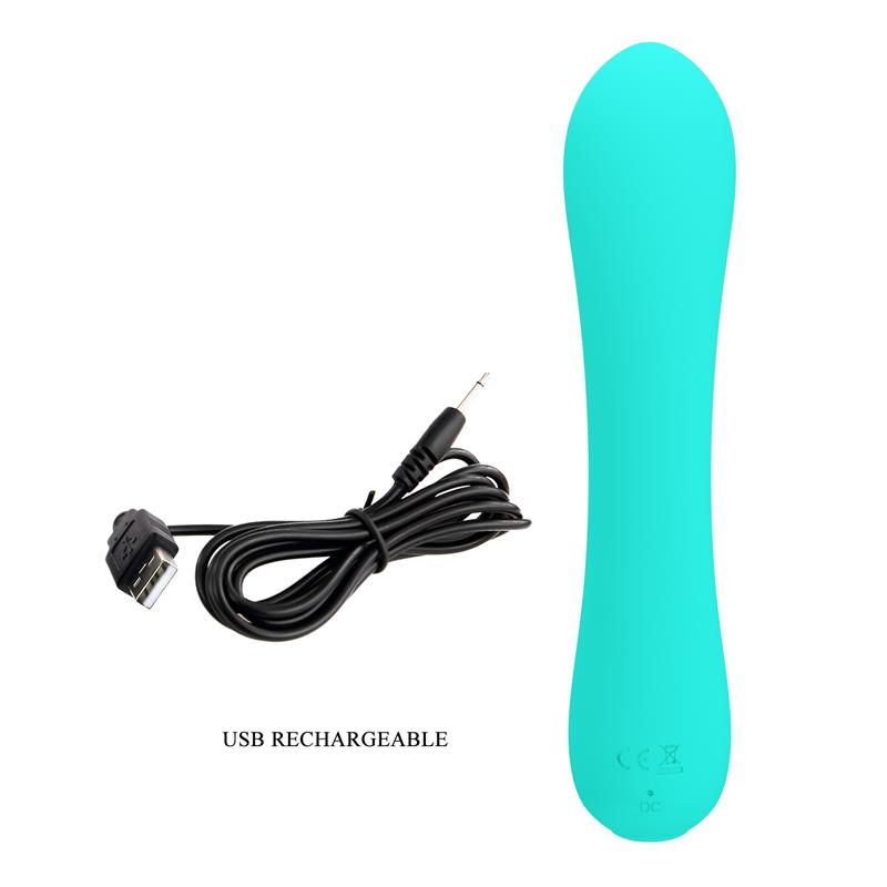 Prescott Vibrator USB Silicone Green – Image 12