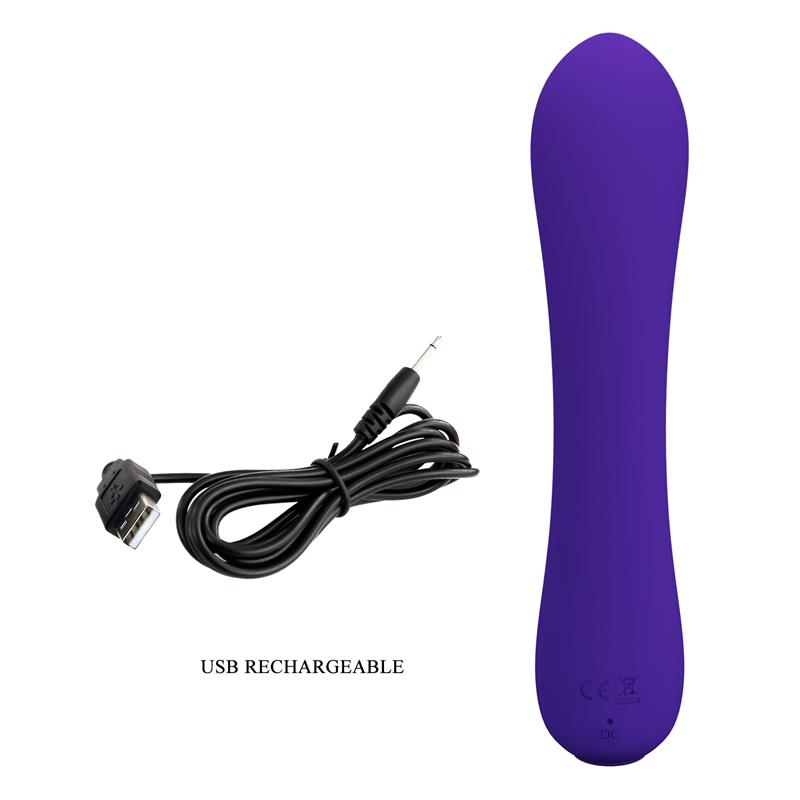 Prescott Vibrator USB Silicone Lilac – Image 10
