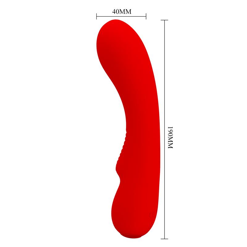 Prescott Vibrator USB Silicone Red – Image 13