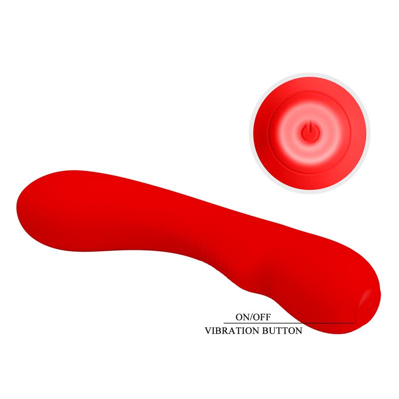 Prescott Vibrator USB Silicone Red – Image 10