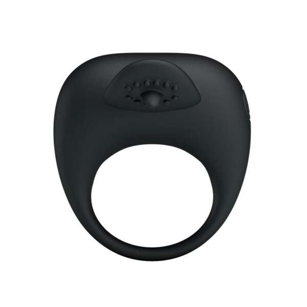 Pretty Love Anillo Vibrador Tonguo Negro – Image 3