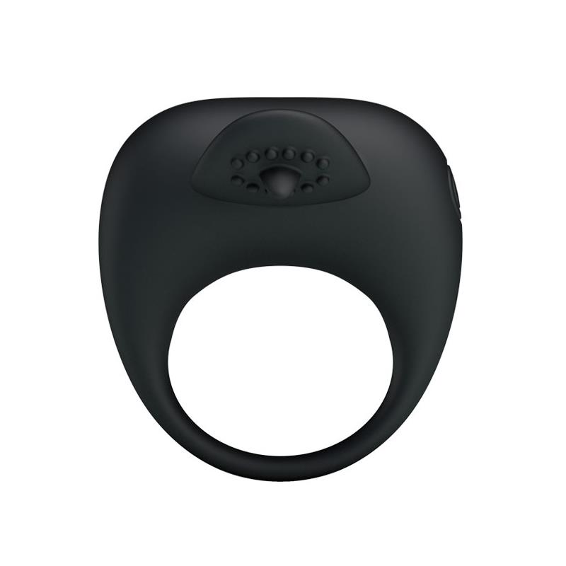 Pretty Love Anillo Vibrador Tonguo Negro – Image 3