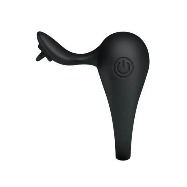 Pretty Love Anillo Vibrador Tonguo Negro – Image 8